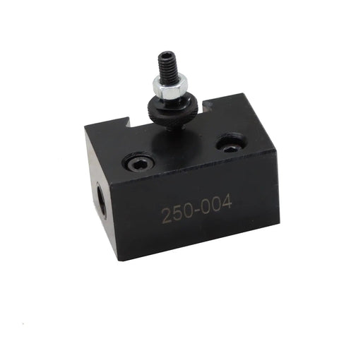 250-004 Boring Tool Holder from Lathe Quick Change Tool Post Set For 6 To 8 Inch Swing Pro Grade Kit, black steel block
