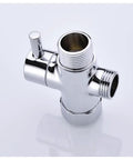 Upgrade Your Bath Game With This Legit 3 Way Shower Diverter Valve Featuring Slick Multi Layer Plating To Resist Scratches While Effortlessly Splitting Water Flow Between Tub And Shower Heads For A Seamless Setup - Chrome 3 way diverter valve with single control.