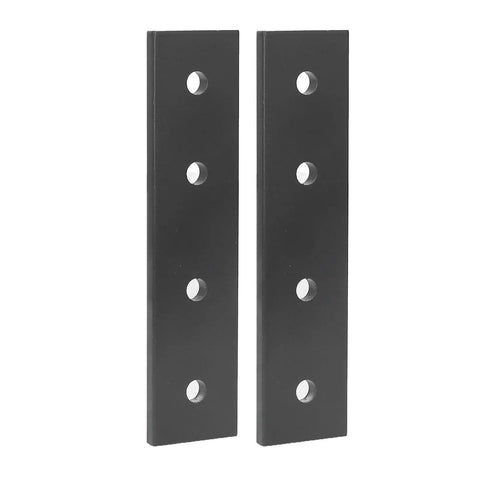 Two Pack 4 Hole Aluminum Connecting Plates Flat Straight Brackets Built Tough For Building Frames Tables Beds Chairs And Shelves 3030 Heavy Duty Metal Fasteners