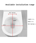 Beautiful Dolphin Toilet Seat With Soft Close Lid And Quick Release Hinges For Super Easy Daily Cleanup And A Total Bathroom Upgrade That Honestly Hits Different, installation dimensions on standard toilet bowl.