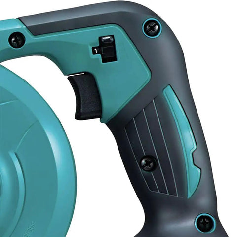 Close-up of handle on Lightweight 18V LXT Cordless Blower With 219 MPH Air, 3-Speed Variable Power, Compact Tool Only.