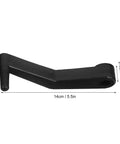 Heavy Duty 2 Piece Tire Balance Caliper Crank Handle 14cm black lightweight non-slip contour grip for wheel measuring tool