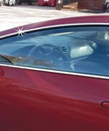 Chrome body molding for vehicles along the window beltline; 1/2 in wide, 18 ft long, flexible PVC