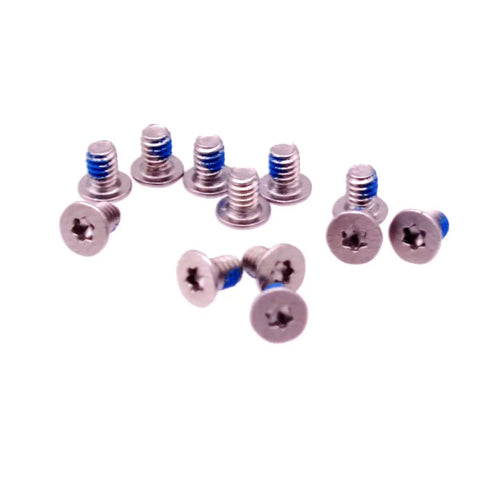 12x M2x3mm Silver Torx T5 replacement bottom case screws for Dell XPS 13 15 17 and Precision 5510 5520 5530 5540 series laptops