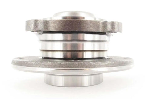 Front view of Front Wheel Hub Bearing Assembly For BMW 2005-2016 Aftermarket Replacement Kit with all components for easy install.