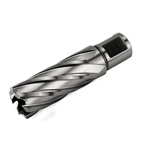 Oscarbide 7/8in x 2in annular cutter with Weldon shank, side view