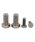 Top Shelf Pure Titanium Din 933 External Hex Head Machine Screws Hella Tough Metric Bolt Assembly Kit assorted sizes.