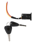 Durable Ignition Switch Lock Replacement For E Bikes Electric Scooters And Tricycles With 2 Wire Key Start Plastic Metal Build