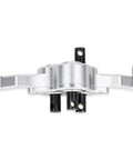 70mm Width Transfer Case With Reverse Shaft CNC Aluminum Gearbox for One Tenth RC Crawler SCX10 MOA 1.9 Shafty LCG Chassis Silver