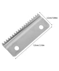 Five Pack Tape Dispenser Cutter Blades Refills for Industrial Tape Gun Replacement Rotary Blades for Fast Sealing and Edge Retention in Pro Grade Heavy Duty Packaging Tools, 5.5cm blade