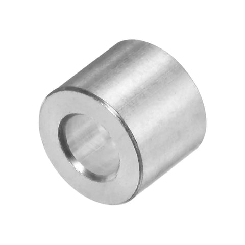 Aluminum Spacer Set 5mm Bore 10mm OD 8mm Length Standoff Bushing For M5 Screws Bolts And Rods Plain Finish Round Spacers Durable Aluminum Alloy
