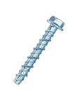 Close-up of a hex head concrete screw from 10 Piece M6 M8 Hex Head Concrete Screws Kit For Self Tapping Anchor Bolts, DIY Friendly Install