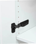 Black soft close cabinet hinge installed with damping for quiet operation, easy installation, smooth door alignment by Mipcase.