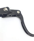Black aluminum Additional Road Bike Brake Lever Set for 22.2mm clamp handlebar, ergonomic design, top mount