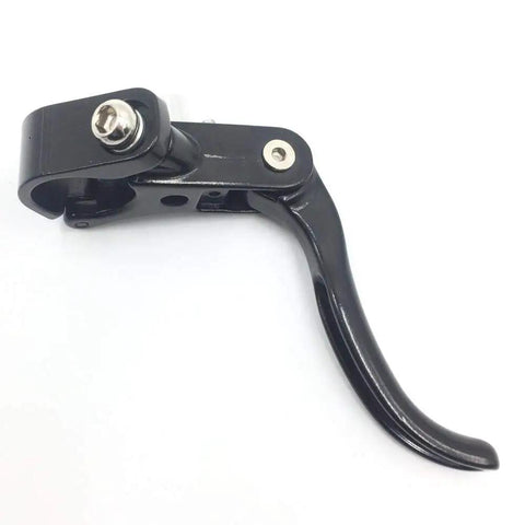 Black aluminum Additional Road Bike Brake Lever Set for 22.2mm clamp handlebar, ergonomic design, top mount