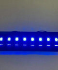 8 Gang Waterproof Rocker Switch Panel With Blue LED Backlight For 12V And 24V Boats Cars Trucks Marine RVs And Trailers lit up