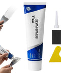 Wall Repair Paste Kit For Cracks And Holes With Quick Drying Formula Drywall Repair Set Includes Paste Tubes Scraper Sponge