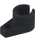 Pro Grade 3 8 Drive Offset O2 Sensor Socket Wrench Fits 7 8 Inch And 22mm Sizes, black rust-resistant tool for tight access.