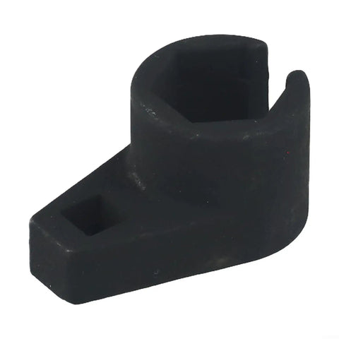 Pro Grade 3 8 Drive Offset O2 Sensor Socket Wrench Fits 7 8 Inch And 22mm Sizes, black rust-resistant tool for tight access.