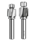 Steel Countersunk Head Drill Bit Set With Straight Shank Flat Ground Spot Facer Tools M16 Metalworking DIY Projects