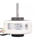 Brushless DC Air Conditioner Fan Motor RPG13H YKFG-13-4-38L-4 Replacement for AC Units with wiring and label.