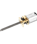 Beefy 6V Micro DC Gear Motor With 298 To 1 Reduction, 30 RPM Output, 55mm Shaft, Metal Gearbox, 3mm Shaft Diameter, 12 Torque