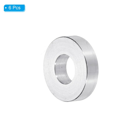 Heavy Duty Aluminum Spacers 6 Pack 3/8 X 1 Inch Silver Corrosion Proof Auto Hardware For Whip Builds Bike Customs Garage Flex Mechanic Shop Daily Drivers And Ride Upgrades