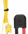 Type K Thermocouple Probe With Adapter For Temperature Measurement Across A Bunch Of Meters, Fast Response Time, Wide Range