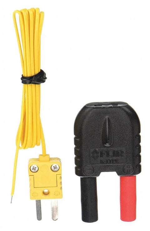 Type K Thermocouple Probe With Adapter For Temperature Measurement Across A Bunch Of Meters, Fast Response Time, Wide Range
