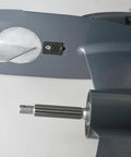 Heavy Duty Lower Unit Assembly With Long Drive Shaft For 40HP Outboard Engine Compatible With 40G And 40J Models showing detailed gear casing and shaft.