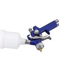 Level Up Your Garage Projects With This Heavy Duty Gravity Feed Hvp Paint Sprayer Featuring A 1.0mm Brass Tip Adjustable Air Spray Gun.