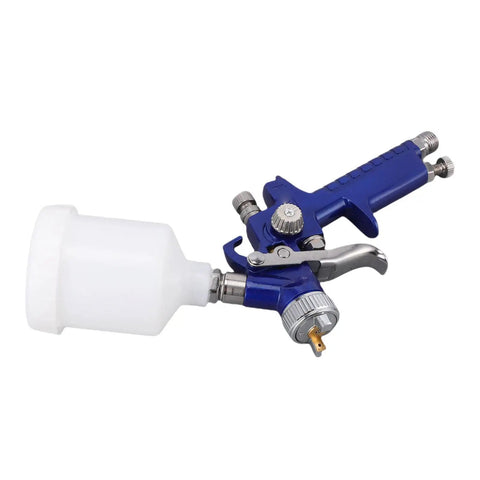 Heavy Duty Hvlp Paint Sprayer Featuring Gravity Feed Cup And Precision Brass Nozzle for detailed automotive and furniture repairs.
