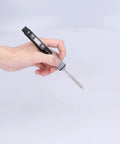 Huge Jauarta Electric Soldering Iron Kit With 4 Replaceable TS BC2 B2 D24 Tips And Type C Power Supply Perfect For Circuit Board Repair And Tiny Welding Jobs Fast Heating Pen Tool held in hand.