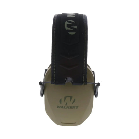 Razor Slim Passive Earmuff Ultra Low Profile Earcups Olive Dark Green One Size Compact Lightweight Hearing Protection for Youth and Women Shooters Foldable and Adjustable Range Ready