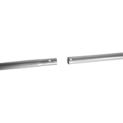 Top Shelf 21 Foot Telescoping Roof Snow Rake With 24 Inch Angled Blade And Shingle Guard Rollers Slick Aluminum Frame pole sections.