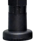 Close-up view of carbon steel indexing plunger knob with nylon grip, M20x1.5 thread for secure positioning. Kick Your Project Upgrade With This Legit Sturdy Carbon Steel Indexing Plunger Featuring A Smooth Nylon Grip Knob And M20x1.5 Thread For Bulletproof Positioning And Rock Solid Fixing Every Single Time You Need It Locked Down.