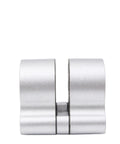 Industrial Grade Pneumatic Disc Brake For CNC Machine Tool Calipers With Self Resetting Mechanism, silver component front view