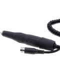 Ultra High Power Pro Grade Rotary Tool 0 To 45,000 RPM With Cam Twist Quick Change Bur System close-up with coiled cable