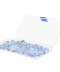 Beefy Heavy Duty Metal Expansion Bolt Kit 35 Piece Petal Nut Fasteners For Hollow Wall And Plasterboard M4 M5 M6 Secure Fastening For Home Repairs DIY Projects And Installations in clear storage box