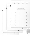 30 Pack Printer Cleaning Sheets 11.2 X 8.26 In Universal Inkjet And Toner Printer Cleaning Kit shown in overlapping view