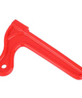 Red ergonomic grip from 4 Piece Pro Grade Safety Woodworking Push Sticks Set For Table Saw And Jointer With Durable Plastic Hand Push Tools