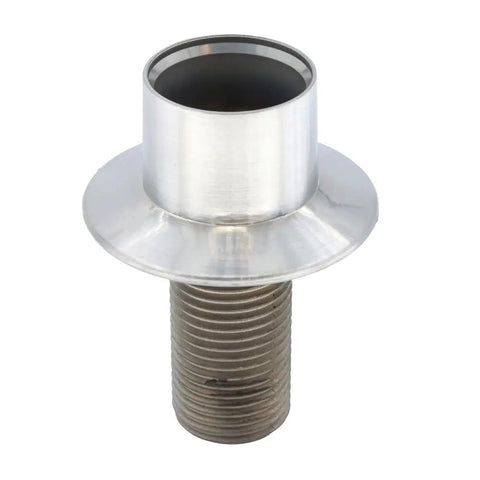 Heavy Duty Universal Faucet Hose Guide In Brushed Nickel, sturdy mounting bracket for kitchen faucet sprayer head.