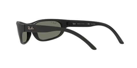 Predator Rectangular Sunglasses For Men Matte Black Full Rim Frames With Polarized Green Lenses 60 mm Wide Dope UV Protection