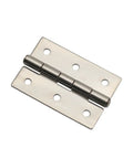 Heavy Duty 304 Stainless Steel Folding Hinges For Cabinet Doors, flat design, smooth pivot, corrosion-resistant, sturdy hardware.