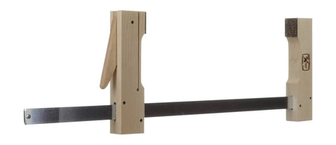 Killer Cork Lined Luthier Cam Clamp 4.5 By 16 Inch American Maple Woodworking Tool With Heavy Duty Steel Lever Dead Solid Secure Grip For Delicate Instrument Assembly And Home Shop Builds Sweet Hold