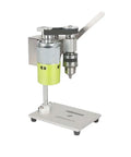 Bench Drill Multifunctional Mini Milling Machine DIY Drilling Chuck For Industrial Use with silver and green metal design.