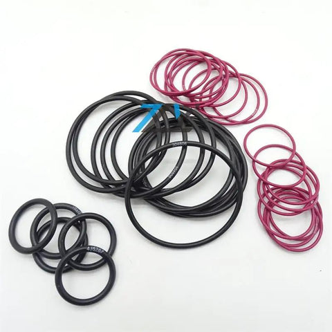 Heavy Duty Nitrile 90 Seal O Ring Kit 4C-4782 All-In-One Direct Replacement For CAT Excavator with various sized rings shown.