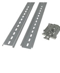 350mm DIN Rails With SSR Mounting Panel Enclosure For 3D Printer Frame Components, integrated SSR mount and cable slots