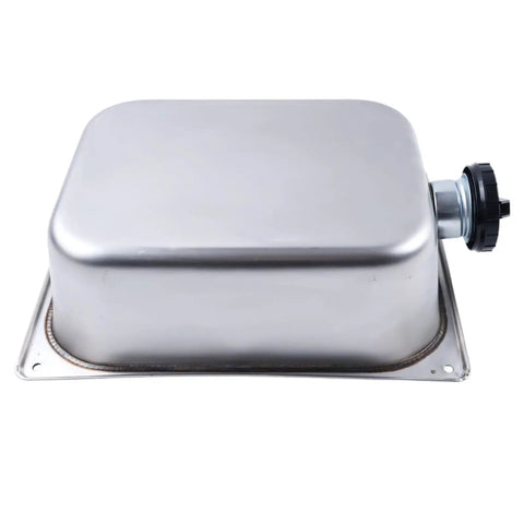 7 Liter Stainless Steel Fuel Tank For Gasoline And Diesel Parking Heaters, Beefed Up Sealed Neck Design, side view