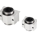Badass Reliable Self Aligning Ball Bearings Inside Linear Pillow Blocks For Diy And Cnc Machines Plus 3D Printer With Compatible Sc Shaft Sizes For Low Friction Smooth Travel Where Straight Up Precision In Your Builds And Hot Rod Shops. SC12VUU 12mm shaft block, aluminum housing